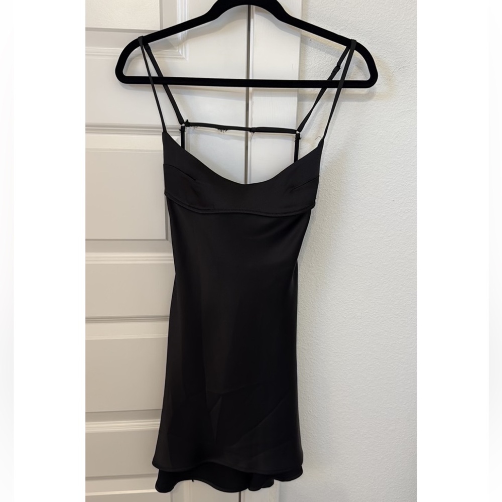 Zara Black Slip Dress